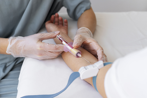 Phlebotomist Procedure for blood collection
